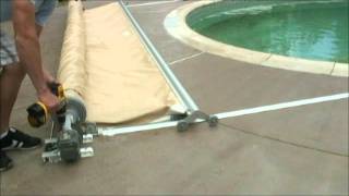 Pool Cover Specialists® PowerTrak™ SemiAutomatic Pool Cover System [upl. by Hebert]