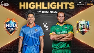 India VS South Africa  1st Innings Highlights  International Masters League  Colors Cineplex [upl. by Aileno]