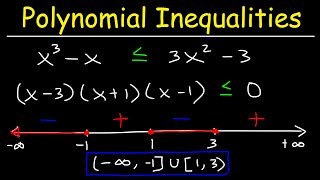 Solving Polynomial Inequalities [upl. by Tahpos449]