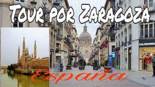 ZARAGOZA Aragón España  Zaragoza walking tour Spain 🇪🇸 1  Nervo Carrera [upl. by Sinnaoi751]