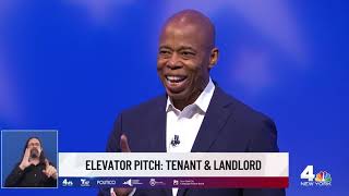 NYC Mayoral Debate Each Candidates Elevator Pitch  NBC New York [upl. by Moss]