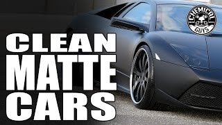 How To Clean And Detail Matte Cars  Chemical Guys Car Care [upl. by Junius25]