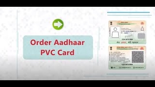 How to order Aadhaar PVC card from UIDAI website [upl. by Allekram809]