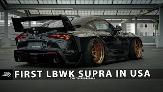 LOW and WIDEBODY Toyota Supra  LBWK [upl. by Yllus767]