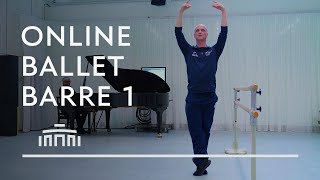 Ballet Barre 1 Online Ballet Class  Dutch National Ballet [upl. by Marybeth]