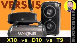 WKING D10 vs X10 vs T9 BT Speaker Comparison w Sound Test  Which one is the Best [upl. by Enigroeg407]