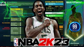 2k23 KEVIN GARNETT BUILD  CONTACT DUNKS  ELITE DEFENSE  ELITE SHOOTING  AND MORE [upl. by Smiga]