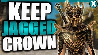 How To KEEP The JAGGED CROWN In SKYRIM  Easy Exploit [upl. by Dominica909]