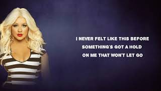 Christina Aguilera  Something’s Got a Hold on Me Lyrics [upl. by Wier622]