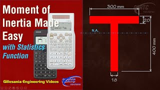 Moment of Inertia Made Easy with Statistic Function [upl. by Terbecki774]