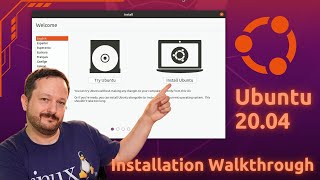 How to Install Ubuntu 2004 Desktop [upl. by Eniamart]