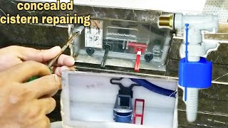 How to repair leaking concealed cistern [upl. by Nosnar748]