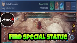 MIR4 Special Statue  Quest And Location [upl. by Adrahc468]