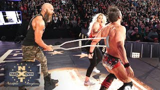 Tommaso Ciampa attacks Johnny Gargano with a crutch from behind NXT TakeOver Philadelphia [upl. by Oona]