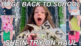 HUGE TRENDY BACK TO SCHOOL SHEIN TRYON HAUL 2021 [upl. by Lightfoot]