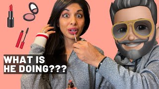 TRID Does My Makeup  A Very Bad Makeup Tutorial  Sheena Melwani [upl. by Ro]