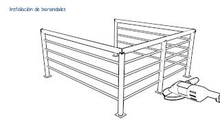 Como elaborar barandales [upl. by Daukas]