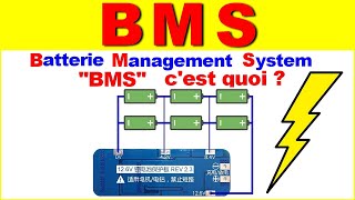 BMS cest quoi et comment ça fonctionne pour accu lithium ion 18650 batterie [upl. by Kasey]