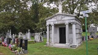 Walking in New York City  St John Cemetery  Middle village Queens NY  October 2 2020 [upl. by Avir150]