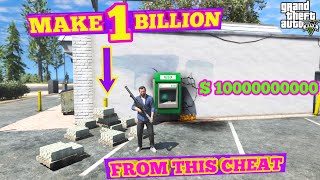 Gta V Unlimited Money Cheat  Make Billions From This Money Glitch [upl. by Nomsed263]