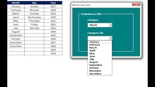 Fully Dynamic List in Combobox of VBA [upl. by Beutner693]