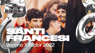 I SANTI FRANCESI VINCONO X FACTOR 2022 [upl. by Acinej]