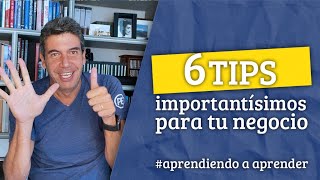 6 tips para un negocio exitoso [upl. by Anilra]