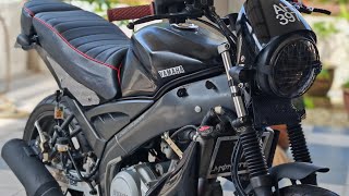 Yamaha Fz150 to CafeRacer Part1 [upl. by Ajnat]