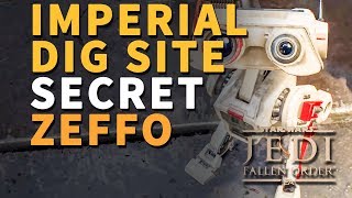 Imperial Dig Site Secret Location Zeffo Star Wars Jedi Fallen Order [upl. by Aicilaf]