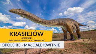 Krasiejów  JuraPark i Park Nauki i Ewolucji Człowieka Opolskie małe ale kwitnie [upl. by Alyek884]