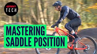 Everything You Need To Know About MTB Saddle Position  GMBN Guide To Bike Setup [upl. by Widera]