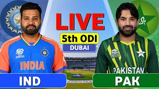 Live India Vs Pakistan Champion Trophy Match Live  IND vs PAK  Champion Trophy 5th ODI Match Live [upl. by Kwei]