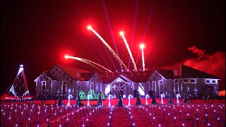 2023 Christmas Light and Firework Show  4K [upl. by Aritak]