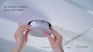 OSRAM Lighting Solutions  LEDCOMFO® Downlight G2 [upl. by Brownson]