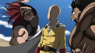 Saitama vs Yujiro amp Pickle Full Part [upl. by Anauqaj]