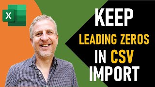 How to Keep Leading Zeros in Excel CSV Import [upl. by Maridel]