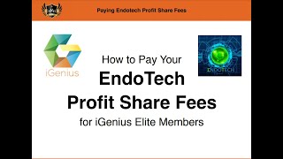 How To Pay EndoTech Profit Share Fee [upl. by Emmott]