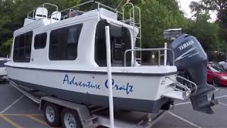 2000 Adventure Craft 2800 Trailerable Houseboat For Sale on Norris Lake  SOLD [upl. by Salokcin]