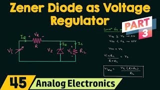 Zener Diode as Voltage Regulator Part 3 [upl. by Butcher226]