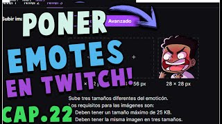 🔴Como PONER EMOJIS en Twitch 2020😲  COLOCAR EMOTES en Twitch🤔 [upl. by Anelaf]