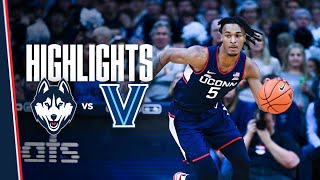 HIGHLIGHTS  1 UConn Mens Basketball at Villanova [upl. by Rozele]