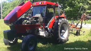 Case IH Maxxum 5140 breakdown [upl. by Acinej89]