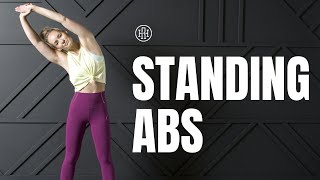 Six Pack Standing Abs Workout [upl. by Aiuqal]