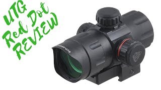 UTG Red Dot Review  Best low Cost Red Dot [upl. by Anih]