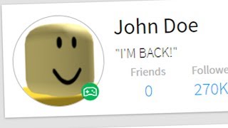 JOHN DOE RETURNS TO ROBLOX [upl. by Alena866]