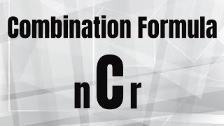 Combination formulaExamples and How to Solve [upl. by Ataliah]