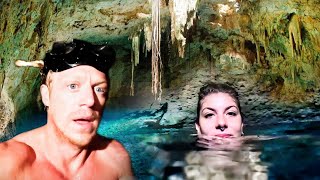 Cave Adventures in Tulum Mexico [upl. by Anahpos944]