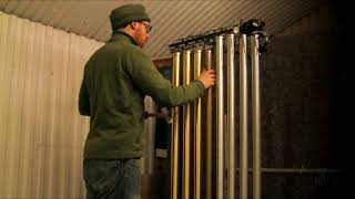 Bass chimes  tubular bells in 2quot Brass by Matt Nolan Custom [upl. by Ahsok]