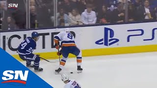 Kasperi Kapanen Sets Up Pierre Engvall After Sweet Move Takes Out Noah Dobson [upl. by Eilahs515]