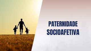 Paternidade socioafetiva [upl. by Rufe]